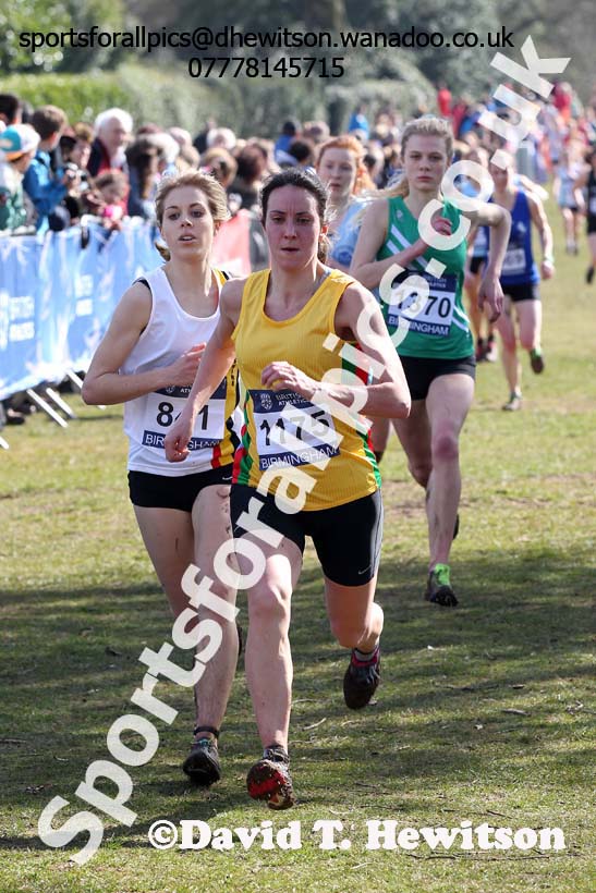 Senior Womens Inter Counties Cross Country,  Cofton Park, Birmingham. Photo: David T. Hewitson/Sports for All Pics